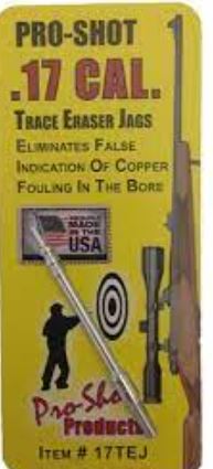 PRO SHOT 17 CAL TRACE ERASER SPEAR TIP JAG