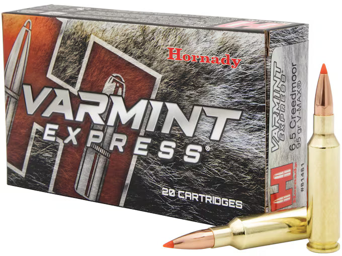 HORNADY 6.5 CREEDMOOR 95 GR V-MAX VARMINT EXPRESS