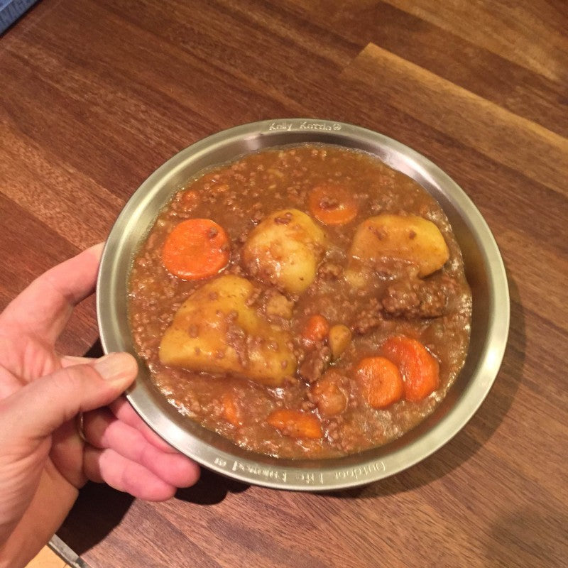 KELLY KETTLE Camping Plate/Bowl set (2 pcs) Stainless Steel