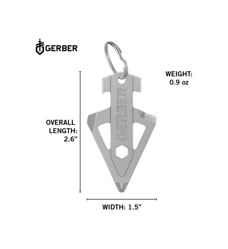 GERBER BROADHEAD KEYCHAIN TOOL BLACK
