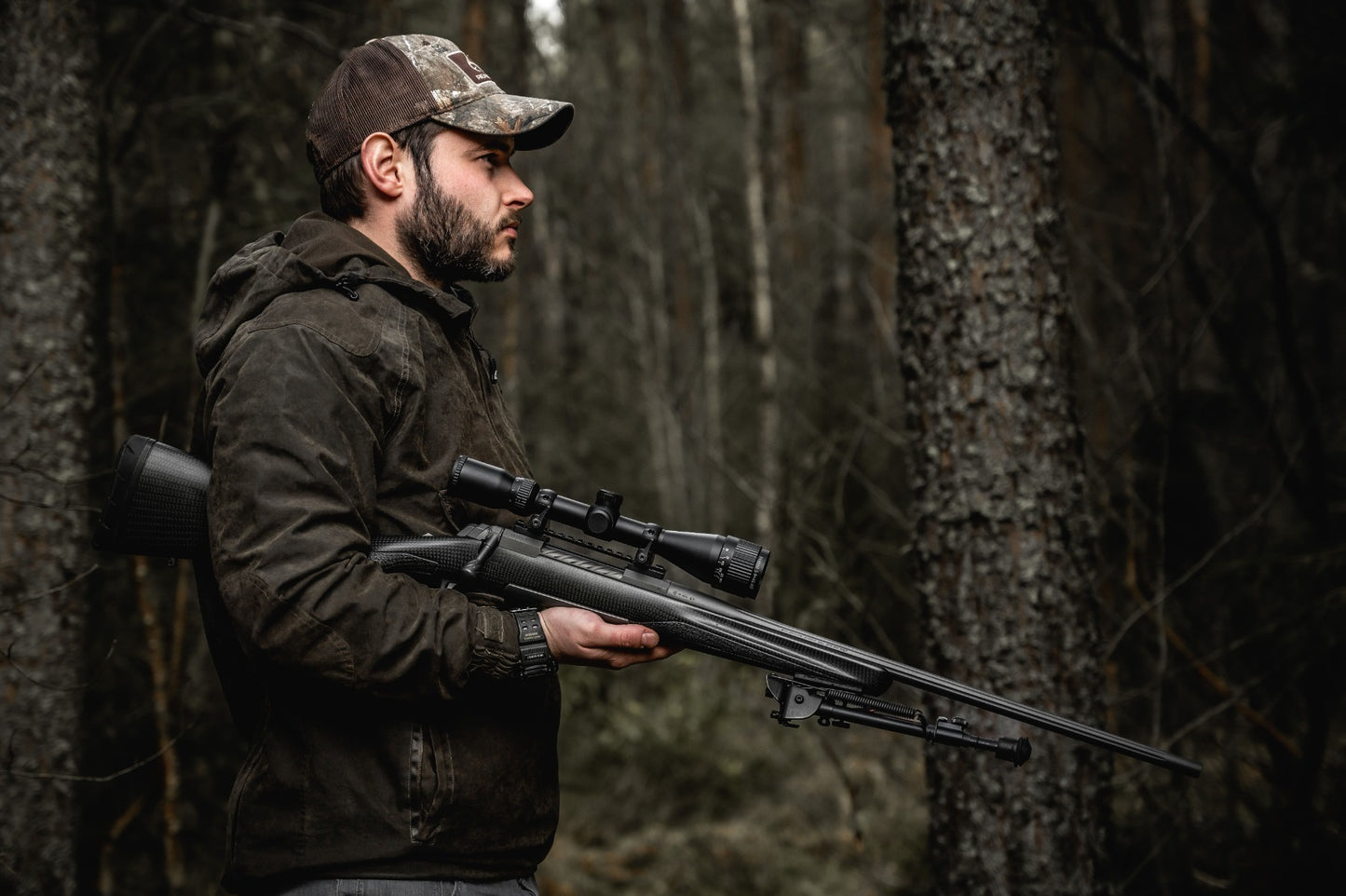 WULF Fireball 3-9x40 Adjustable Objective 10 Yard Minimum Half Mil-Dot Reticle Rifle Scope w/ Free Dovetail Mounts