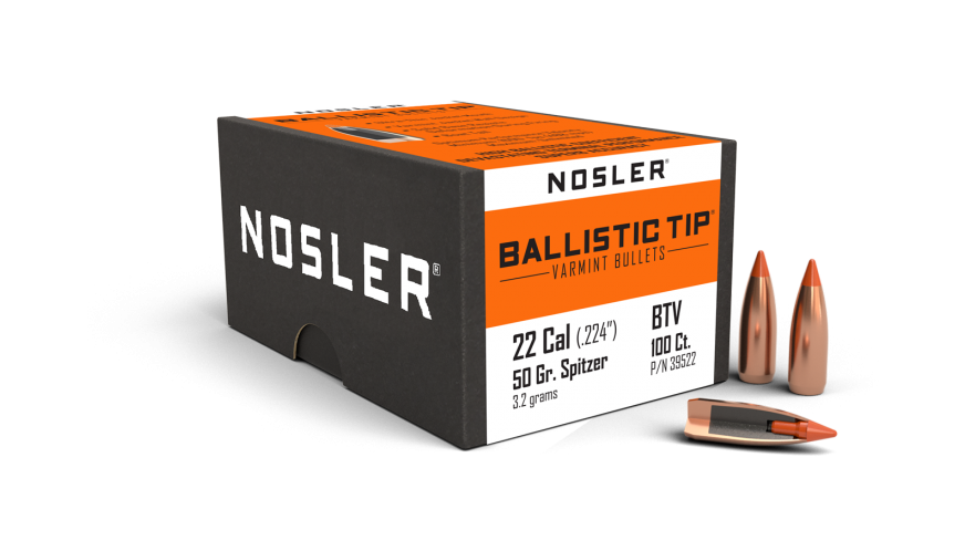 NOSLER 22CAL 50GR B TIP