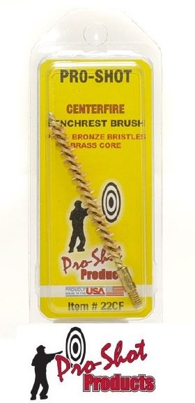 PRO SHOT RIFLE BRUSH .22CAL BRONZE