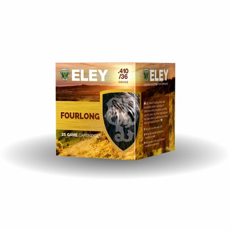ELEY FOURLONG .410 36 Gauge 12.5 Gram - No.6 2.5' FIBRE