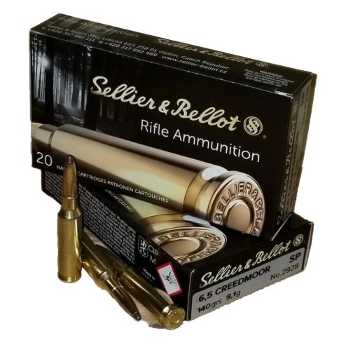 SELLIER & BELLOT 6.5 CREEDMOOR 140GR SP