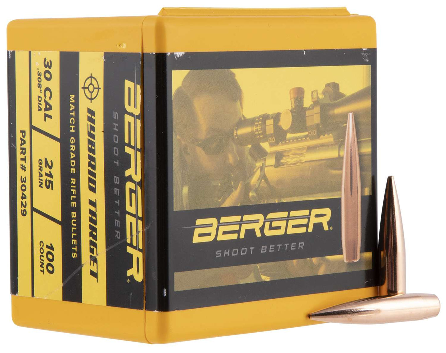 BERGER 30CAL HYBRID TARGET 215GR