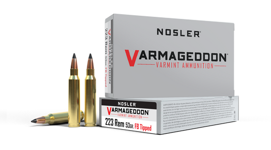 NOSLER 223 REM 53GR FB TIPPED VARMAGEDDON