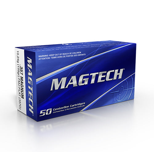 MAGTECH 357 158GR FMJ - FLAT