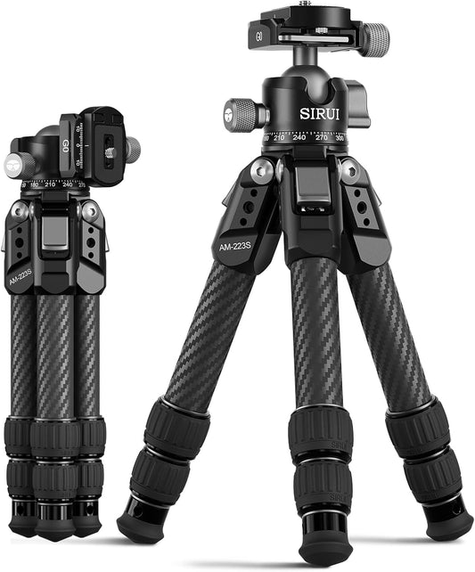 SIRUI AM-223S+G0 Mini Carbon Fiber Tripod