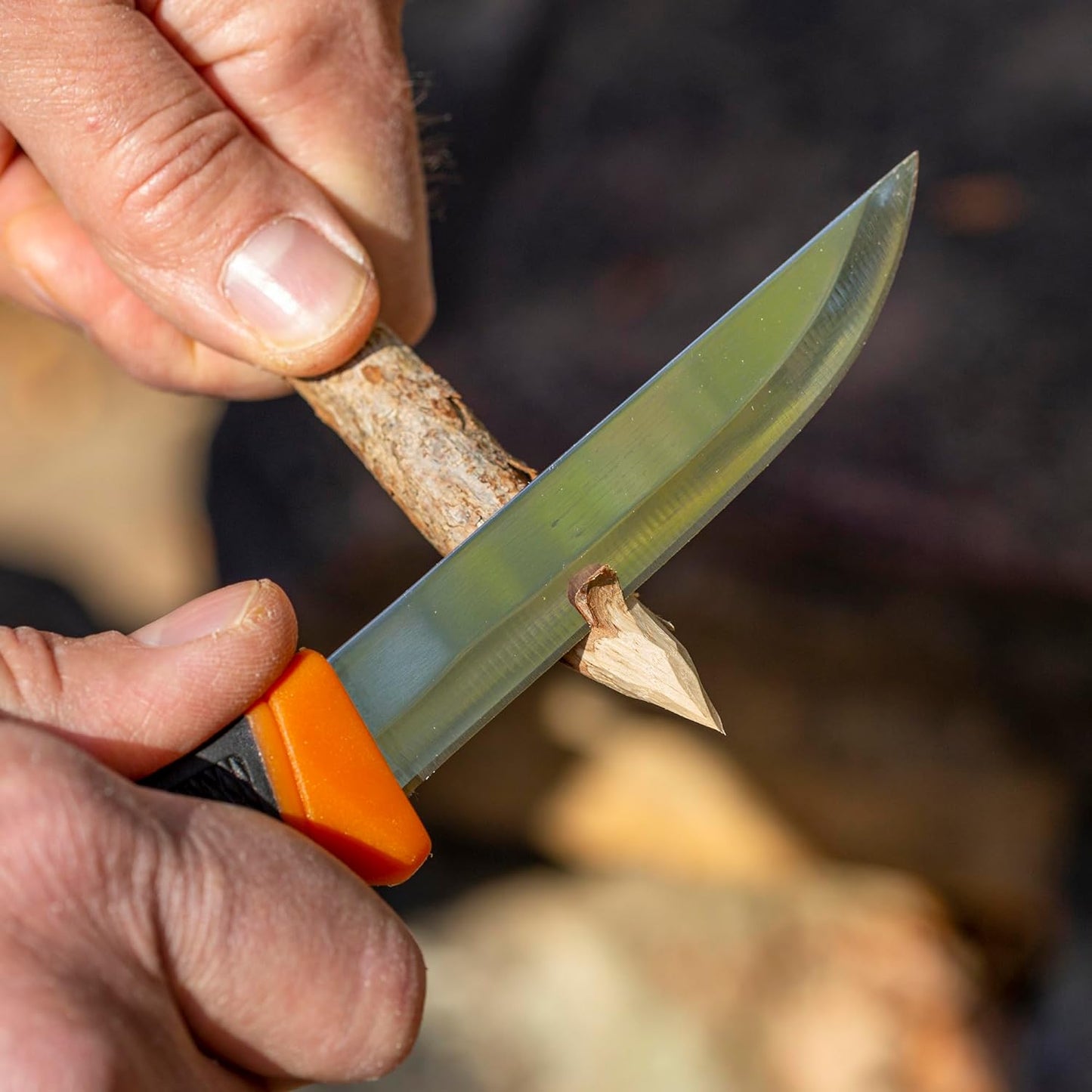 SMITHS EDGESPORT 4.5" FIXED BLADE BUSHCRAFT KNIFE
