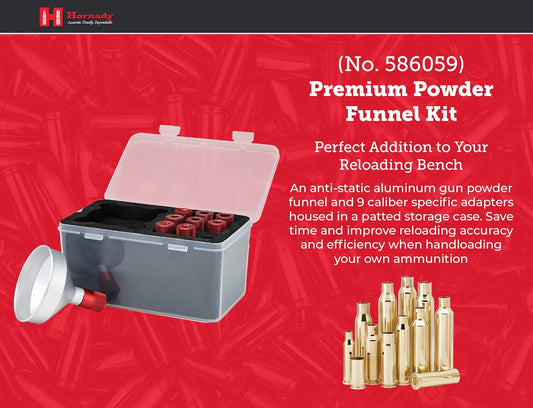 HORNADY PREMIUM POWDER FUNNEL KIT