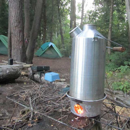 KELLY KETTLE 'Base Camp' 1.6 ltr (Stainless Steel) + Whistle