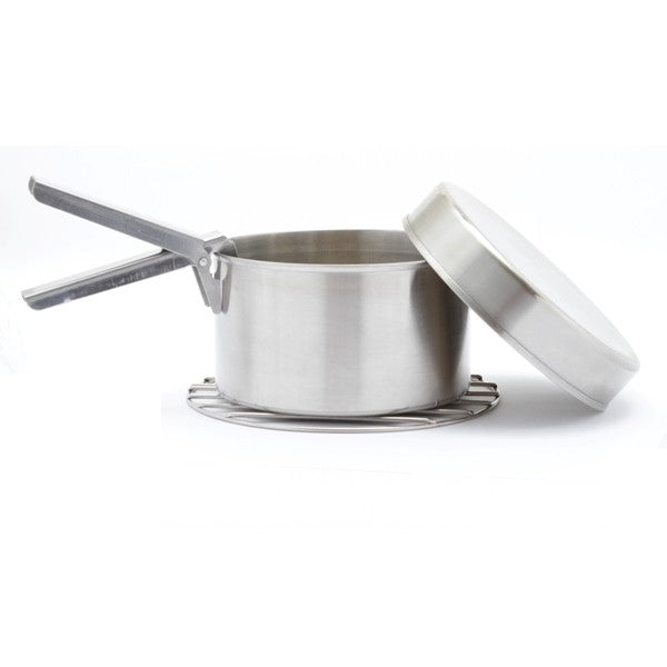 KELLY KETTLE Cook Set (Stainless Steel) - Large for Base Camp or Scout Models