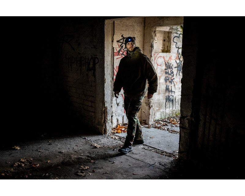 MIL-TEC BLACK LED 4-COLOUR HEADLIGHT