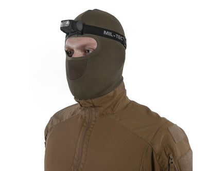 MIL-TEC BLACK LED 4-COLOUR HEADLIGHT