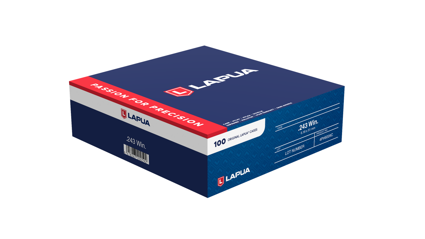 LAPUA 243 WINCHESTER BRASS