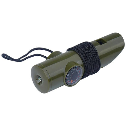 MIL-TEC WHISTLE W.COMPASS A.THERMOMETER