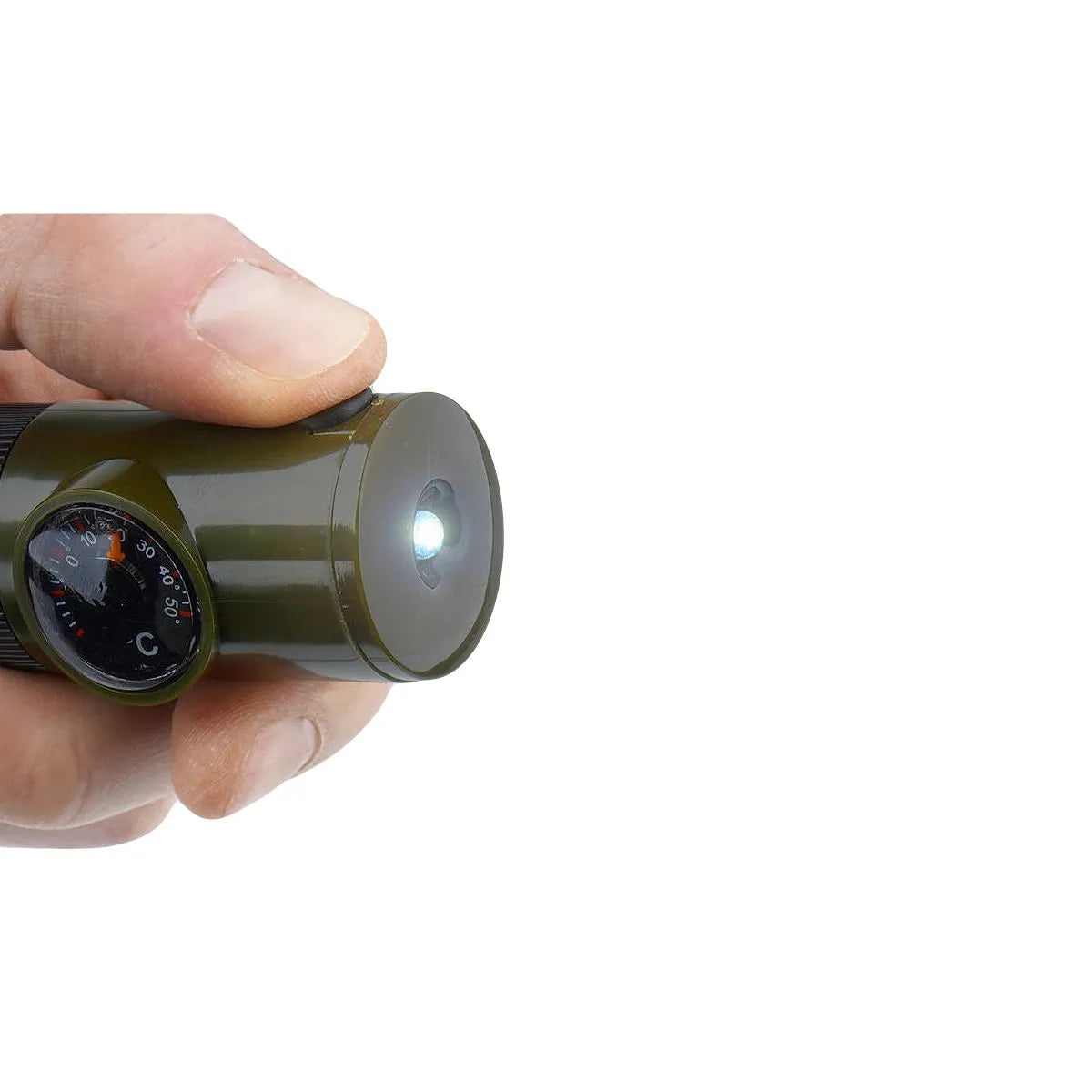 MIL-TEC WHISTLE W.COMPASS A.THERMOMETER