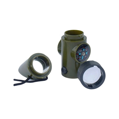 MIL-TEC WHISTLE W.COMPASS A.THERMOMETER