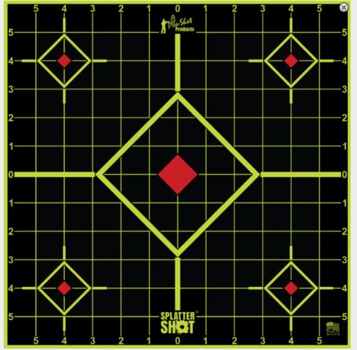 PRO SHOT SPLATTER SIGHT TARGETS 12' X 5