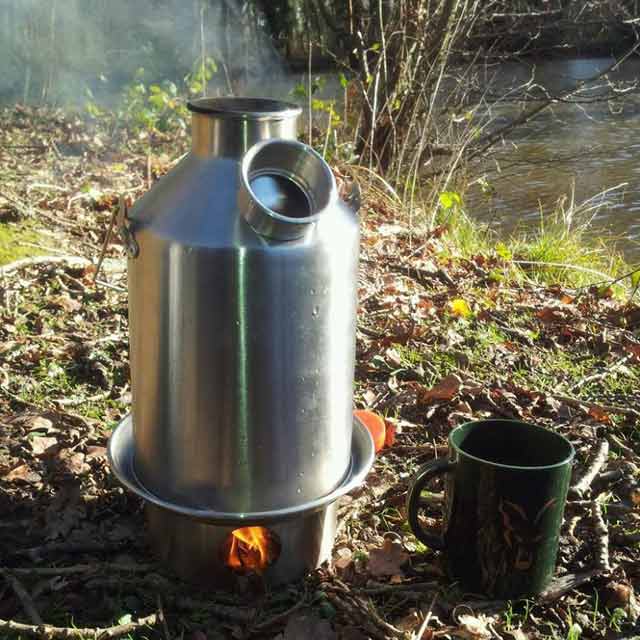 KELLY KETTLE 'Scout' 1.2 ltr (Stainless Steel) + Whistle