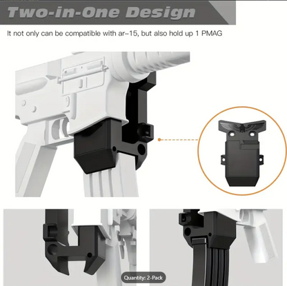 HEAVY - DUTY AR-15 WALL MOUNT WITH EAGLE (2 PIECE)