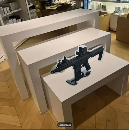 ABS AR15 DISPLAY STAND FOR AR / M4 TYPE RIFLES (BL