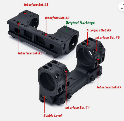 SPUHR LIKE 30MM ONE PIECE TACTICAL MOUNT. 0 MILS