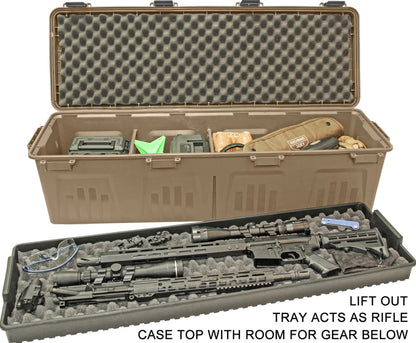 MTM Tactical Rifle Crate with Wheels 39”