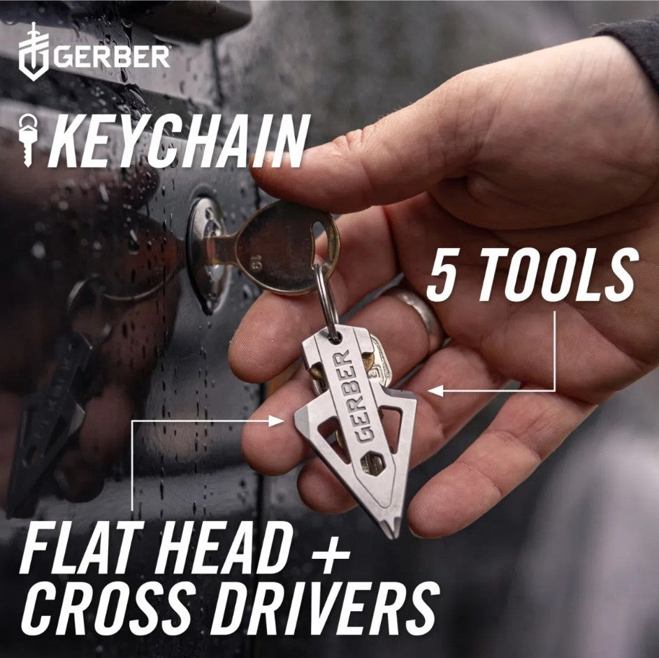 GERBER BROADHEAD KEYCHAIN TOOL BLACK