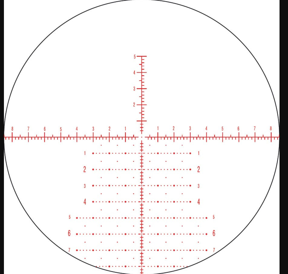 WULF Defender 2.0 ED 5-25x56 FFP W-MIL5 0.1 MRAD Rifle Scope
