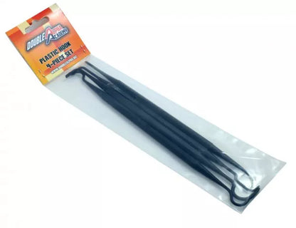 DOUBLE ALPHA PLASTIC HOOK 4 PIECE SET