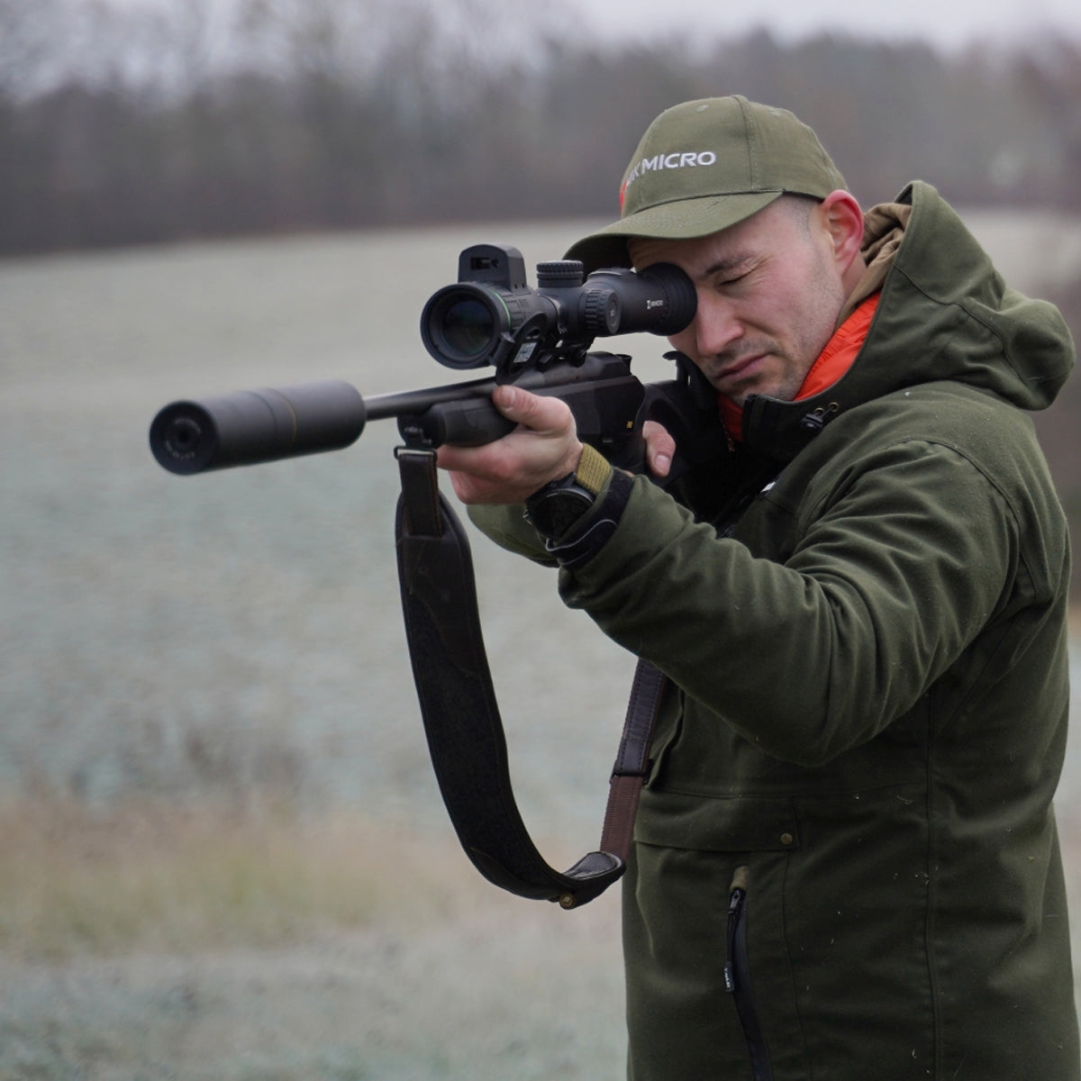 HIKMICRO Alpex 4K A50EL LRF Digital Day & Night Rifle Scope w/ Ballistics Calculator