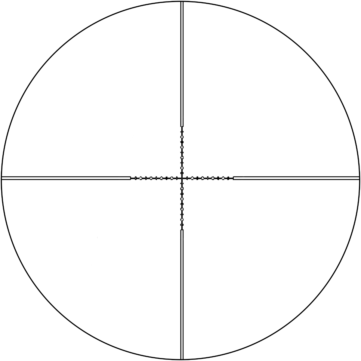 WULF Fireball 4-12x50 Adjustable Objective 10 Yards Minimum Half Mil Dot Reticle 0.1 MRAD Clicks Rifle Scope w/ Free Dovetail Mounts