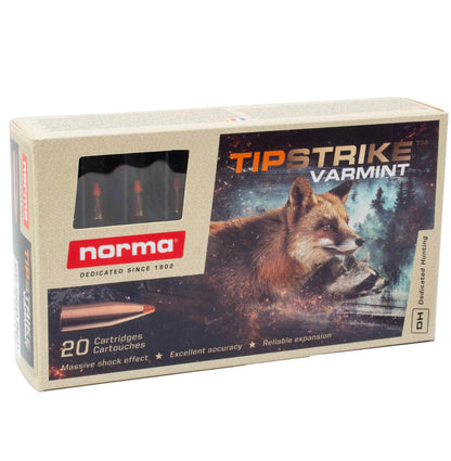 NORMA 22-250 REM 55G TIPSTRIKE