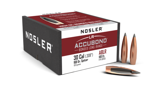 NOSLER 30CAL 168GR SPITZ