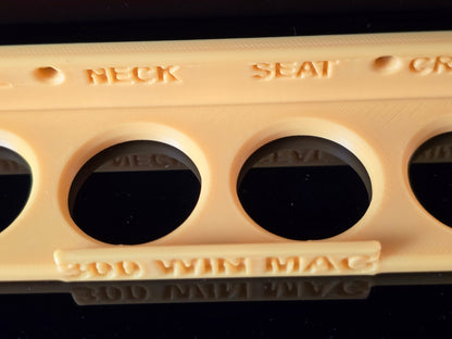 3D PRINTED CALIBRE DIE RACK