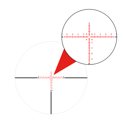 WULF Hurricane Compact 3-10x40 SFP IR W-MIL1 0.1MRAD 30mm Rifle Scope