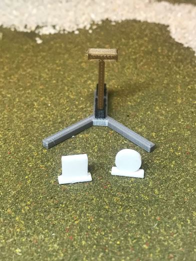 STAND WITH FALLING STEEL