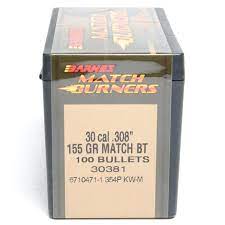 BARNES 30CAL 155G MATCH