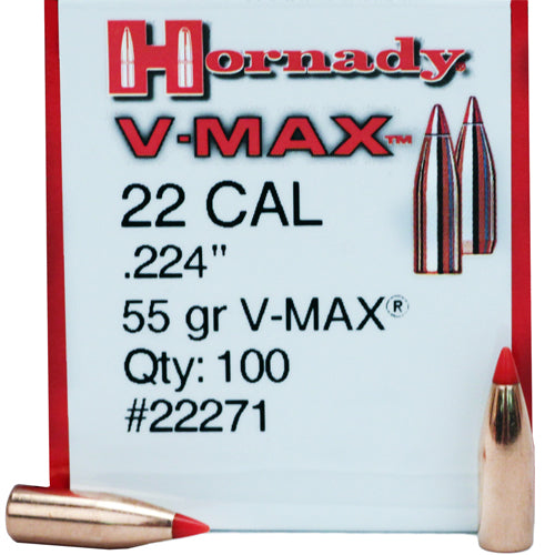HORNADY 22 CAL 55GR VMAX