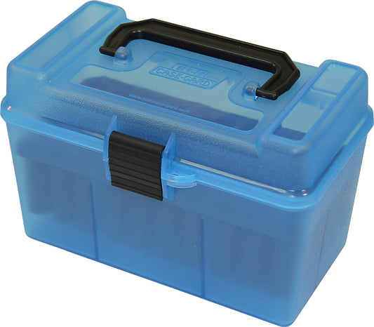 MTM RH50 DELUXE 50RD MAGNUM BLUE AMMO BOX