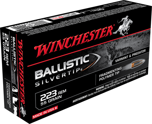 WINCHESTER 223 55G SILVER TIP
